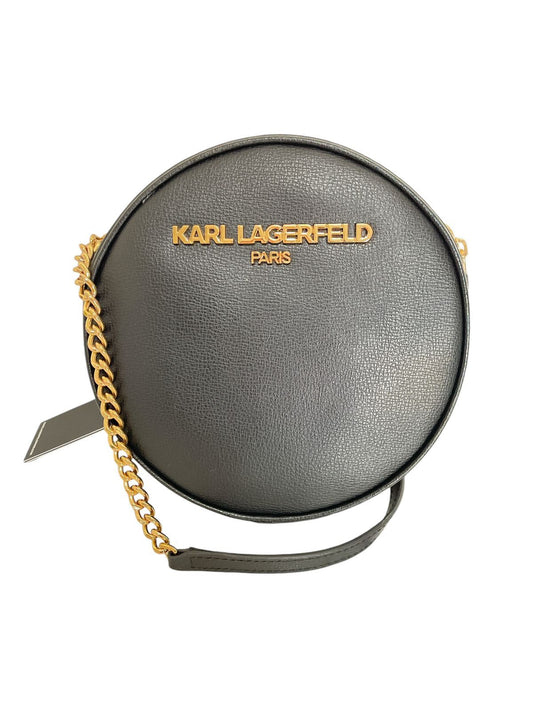 Bolsa Redonda Negra Karl Lagerfeld