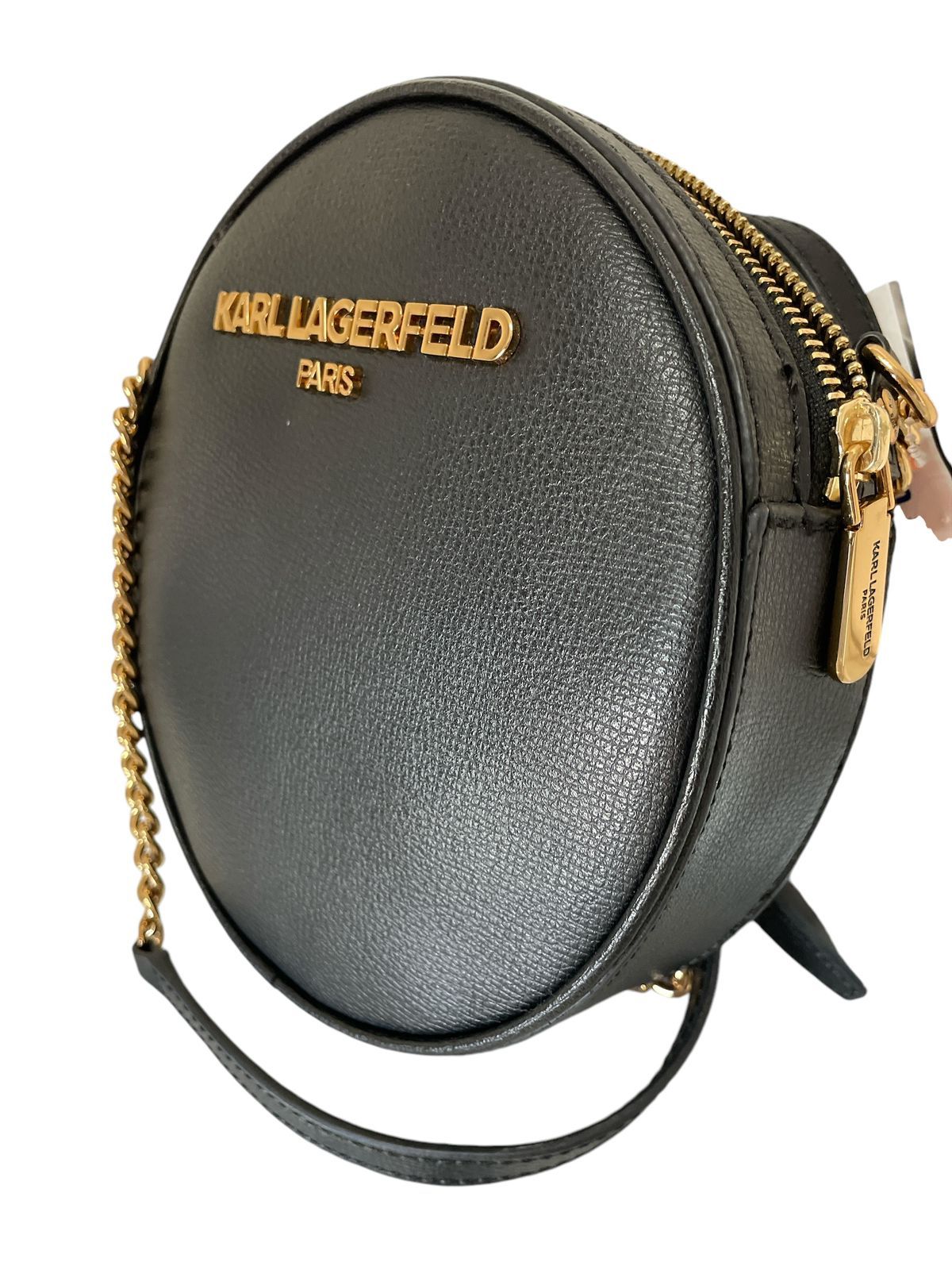 Bolsa Redonda Negra Karl Lagerfeld